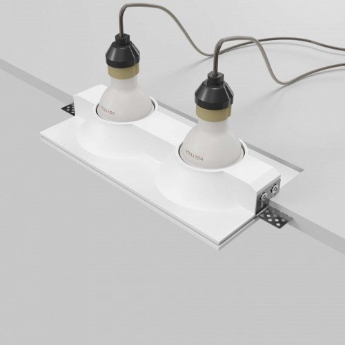 Встраиваемый светильник Maytoni Technical Gyps Modern DL129-GU10-02-W