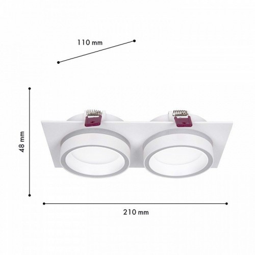 Встраиваемый светильник Favourite Vasto 4650-2C