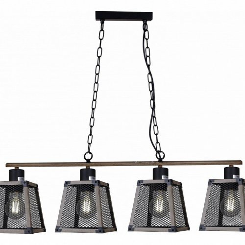 Подвесная люстра Illumico IL1006-4LL-05 BK Wood