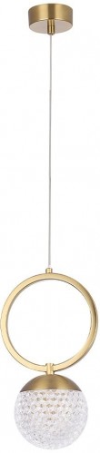 Подвесной светильник Crystal Lux Carolina SP1 V1 BRASS