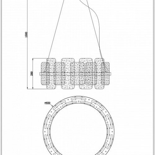 Подвесная люстра Wertmark Nelly WE158.20.303