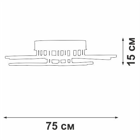 Люстра Vitaluce V3893-0/9PL