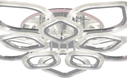 Потолочная светодиодная люстра Reluce 09827-3.3-5+5C CR (RGB) Потолочная светодиодная люстра Reluce 09827-3.3-5+5C CR (RGB)