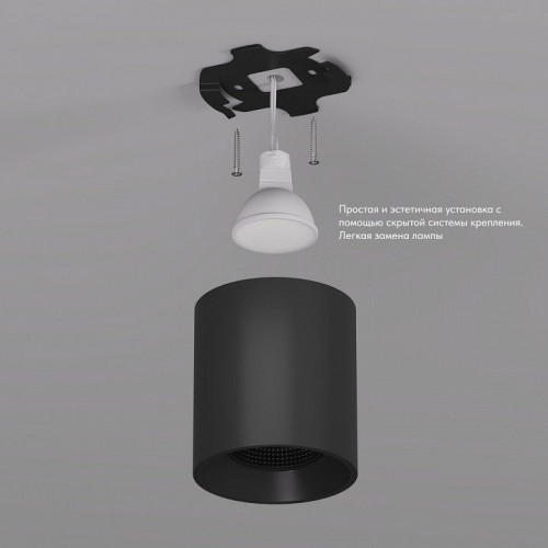 Накладной светильник Denkirs DK3090-BK