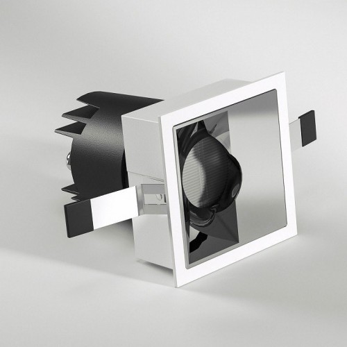 Встраиваемый светодиодный светильник Elektrostandard Inline 25091/LED 10W 3000K белый/хром a064615 Встраиваемый светодиодный светильник Elektrostandard Inline 25091/LED 10W 3000K белый/хром a064615