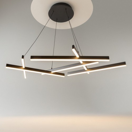 Подвесная люстра Maytoni Line MOD016PL-L80BK Подвесная люстра Maytoni Line MOD016PL-L80BK