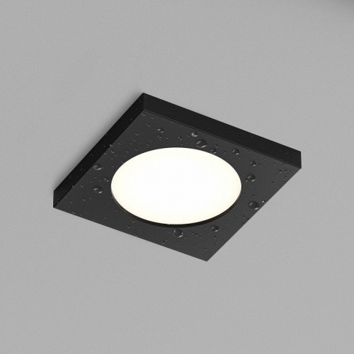 Влагозащищенный накладной светильник Denkirs DK3015-BK