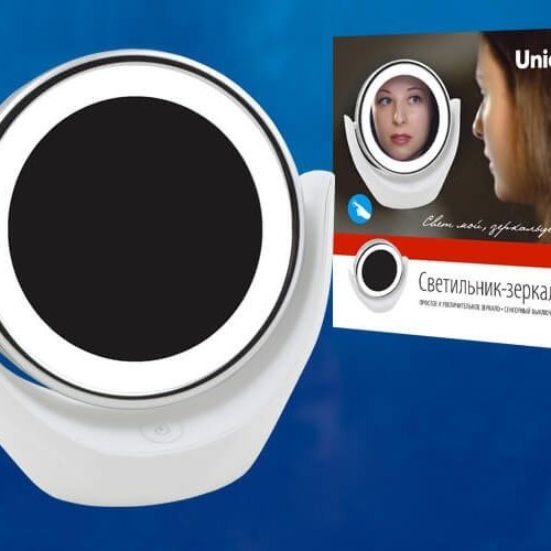 Зеркало с подсветкой (UL-00005246) Uniel TLD-592 White/LED/13Lm/6000K/3АА Зеркало с подсветкой (UL-00005246) Uniel TLD-592 White/LED/13Lm/6000K/3АА