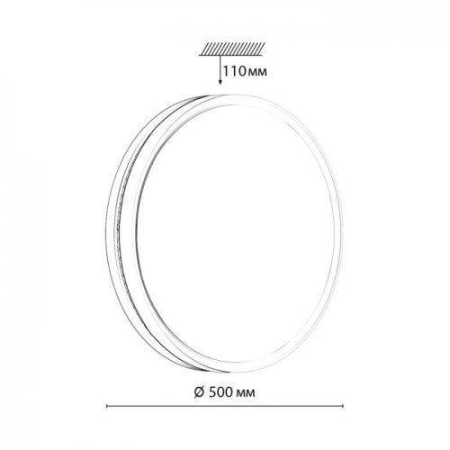 Настенно-потолочный светильник Nohava Grey 7670/ELN