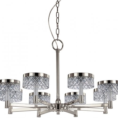 Подвесная люстра DeLight Collection Diamond cut MD21020075-8A satin nickel Подвесная люстра DeLight Collection Diamond cut MD21020075-8A satin nickel