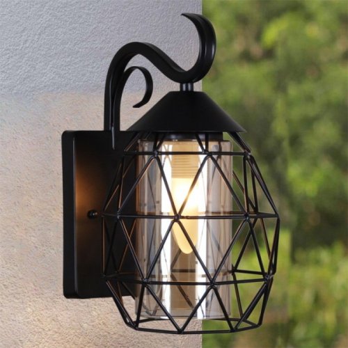 Уличный настенный светильник Reluce 08282-9.2-001U BK Уличный настенный светильник Reluce 08282-9.2-001U BK