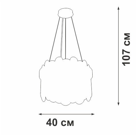 Подвесная люстра  V5895-8/5S