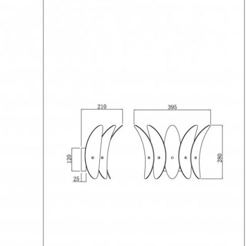 Бра Gramercy W15602-2 ANB+CL
