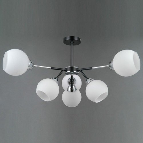 Потолочная люстра Illumico IL0715-6CSQ-24 BK CR LIBRA