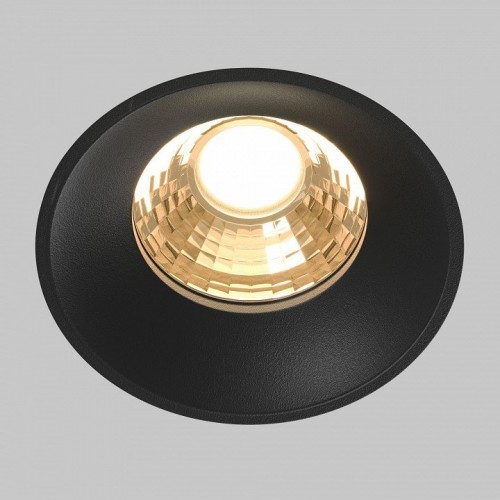 Точечный светильник Maytoni Round DL058-12W2.7K-TRS-B