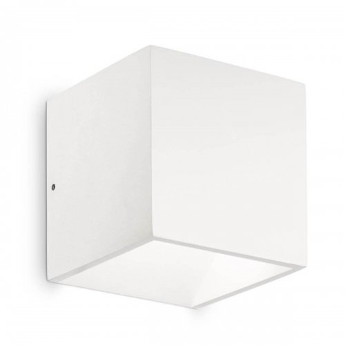 Уличный настенный светодиодный светильник Ideal Lux Rubik Ap1 Bianco 4000K 149745