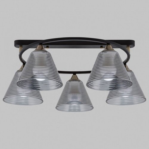 Потолочная люстра IMEX MD.5948-5-S-BK+AB Потолочная люстра IMEX MD.5948-5-S-BK+AB