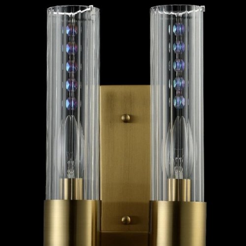 Бра Crystal Lux OTONO AP2 BRASS/TRANSPARENTE