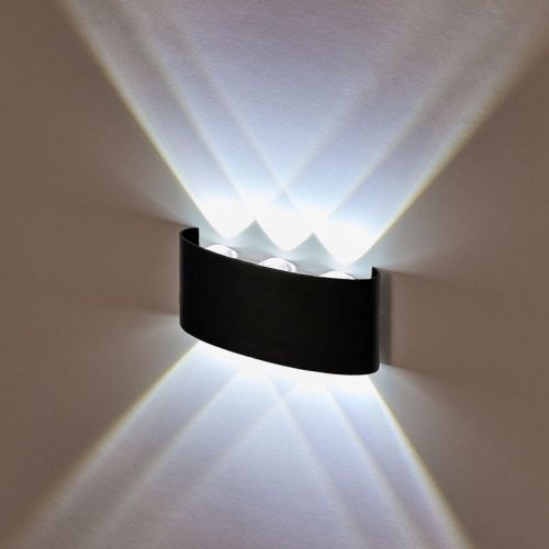 Настенный светодиодный светильник IMEX Cross IL.0014.0001-6 BK Настенный светодиодный светильник IMEX Cross IL.0014.0001-6 BK