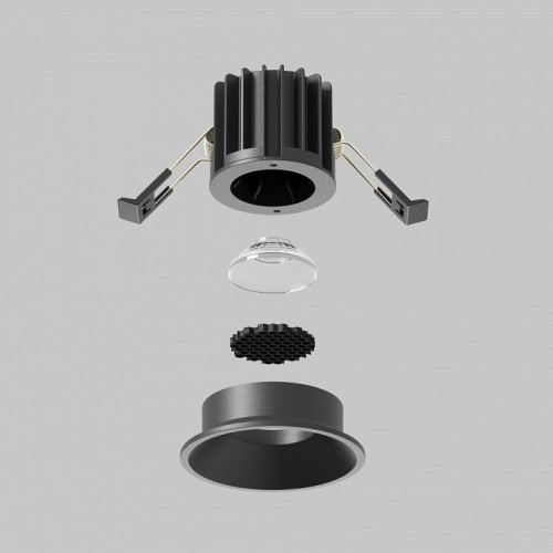 Точечный светильник Maytoni Round DL058-7W2.7K-B