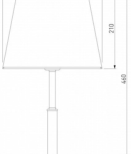 Интерьерная настольная лампа Ozark 01155/1 латунь