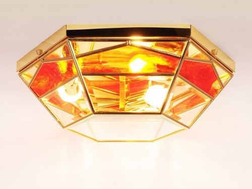 Потолочная люстра Doge Luce 1007/3PL-B.CRISTALLO M+ROSSO