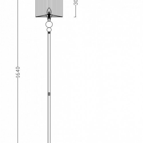 Торшер Freya Lauren FR5093FL-01CH