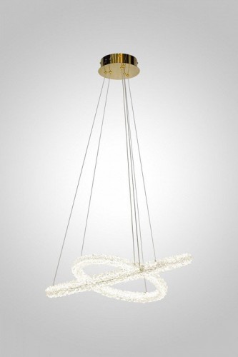 Подвесная люстра AM Group OVALE GD D600+400 Подвесная люстра AM Group OVALE GD D600+400