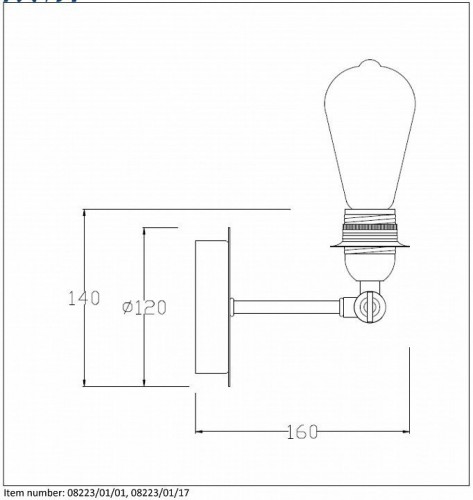Бра Lucide Retro 08223/01/17 Бра Lucide Retro 08223/01/17