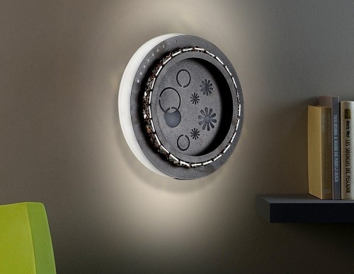 Накладной светильник Ambrella light Ice 4 FA273 CF/TI кофе/янтарь LED 3000K+6400K 24W 200*180*50