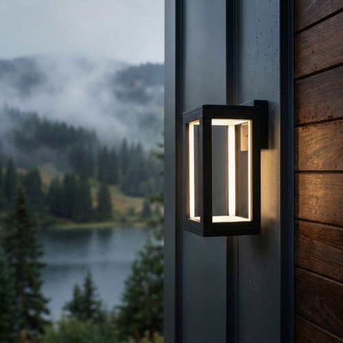 Уличный настенный светодиодный светильник Elektrostandard Frame 1527 TECHNO LED a072090