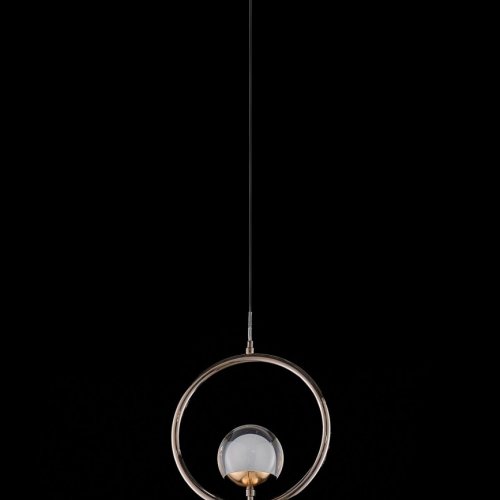 Подвесной светильник Lilith LE7709/1L Black Chrome/Gold
