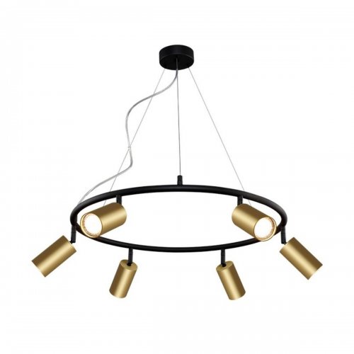 Подвесная люстра Crystal Lux CLT 015C6 D600 BL-GO Подвесная люстра Crystal Lux CLT 015C6 D600 BL-GO