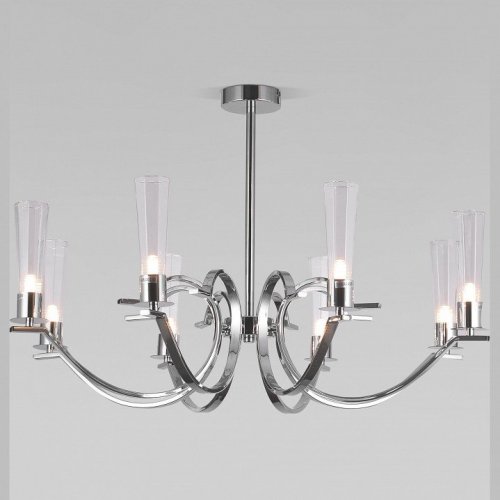 Люстра на штанге Eurosvet Rosher 60141/8 хром Люстра на штанге Eurosvet Rosher 60141/8 хром