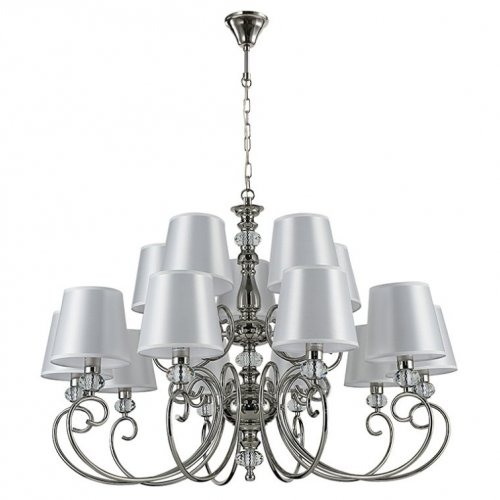 Подвесная люстра Newport 1200 1210+5/C nickel Подвесная люстра Newport 1200 1210+5/C nickel