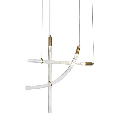 Подвесной светильник OD2412 OD2412-3 gold/clear