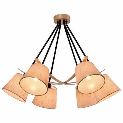 Подвесная люстра IMEX Soul MD.19412-6-P-BK Подвесная люстра IMEX Soul MD.19412-6-P-BK