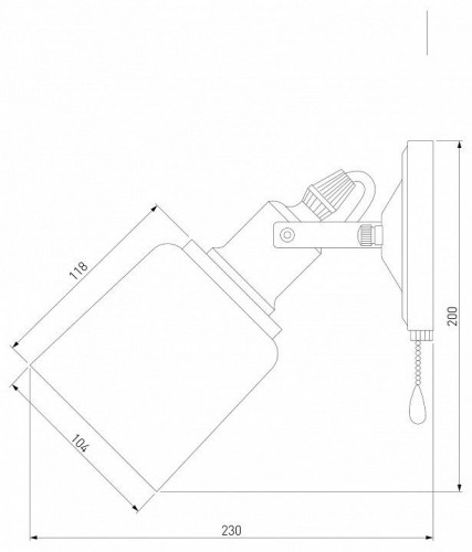 Спот Eurosvet Astor 70111/1 черный Спот Eurosvet Astor 70111/1 черный