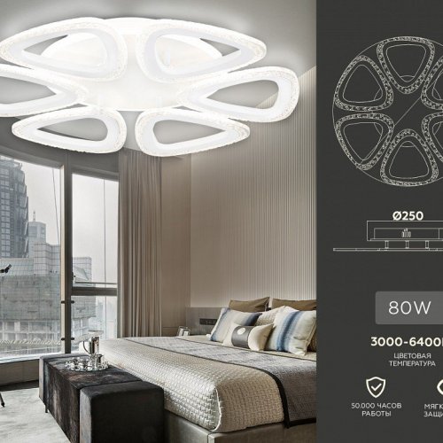 Потолочная люстра Ambrella light ACRYLICA FA4518