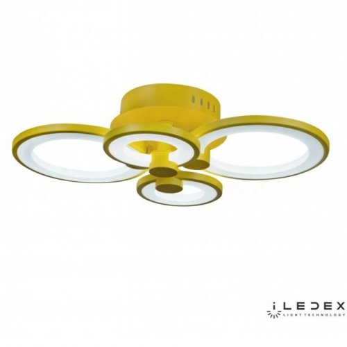 Потолочная люстра iLedex Ring A001/4 Yellow Потолочная люстра iLedex Ring A001/4 Yellow