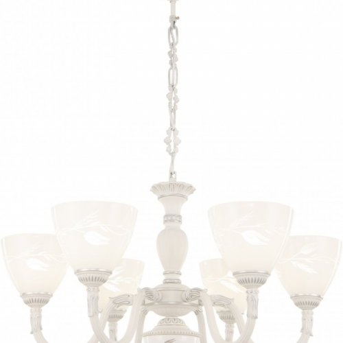 Подвесная люстра AM343837 347837/6 WT+SL Подвесная люстра AM343837 347837/6 WT+SL