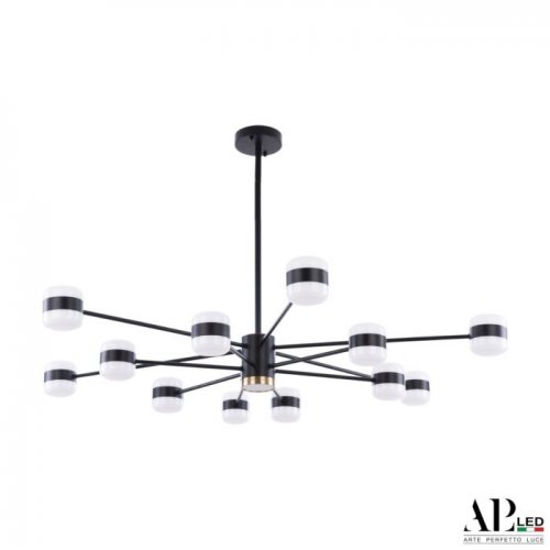 Потолочная люстра Ferrara 3307.6296-12 Black Потолочная люстра Ferrara 3307.6296-12 Black