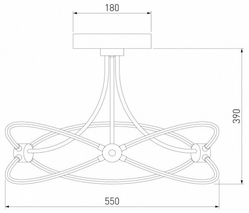 Потолочная люстра Eurosvet Petto 90246/6 хром Smart Потолочная люстра Eurosvet Petto 90246/6 хром Smart