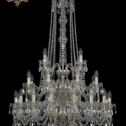 Подвесная люстра ArtClassic 11.11 11.11.16+8+4.300.3d.h-128.Gd.Sp Подвесная люстра ArtClassic 11.11 11.11.16+8+4.300.3d.h-128.Gd.Sp