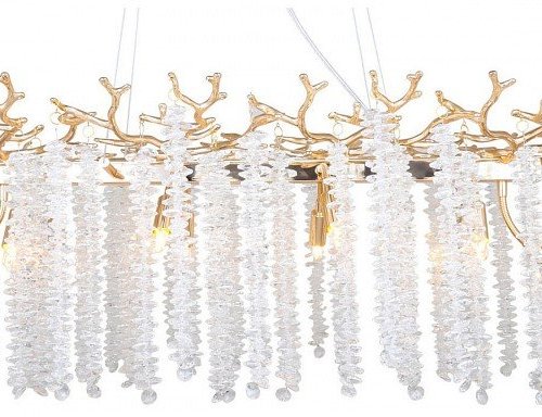 Подвесная люстра Freya Mineral FR1010PL-10G1 Подвесная люстра Freya Mineral FR1010PL-10G1