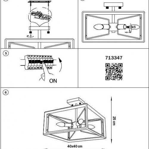 Люстра на штанге Lightstar Regolo 713347 Люстра на штанге Lightstar Regolo 713347