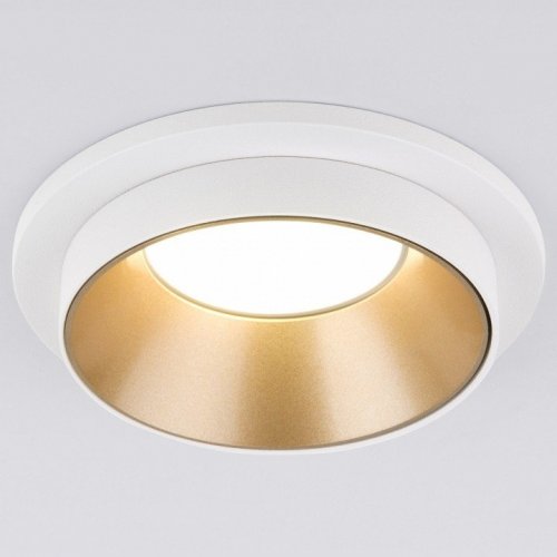 Встраиваемый светильник Elektrostandard 113 MR16 золото/белый a053343 Встраиваемый светильник Elektrostandard 113 MR16 золото/белый a053343