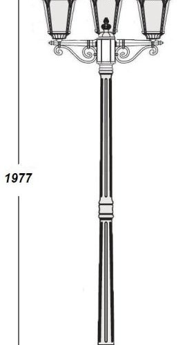 Наземный фонарь Oasis Light MUNICH 2S 79758SВ Bl Наземный фонарь Oasis Light MUNICH 2S 79758SВ Bl