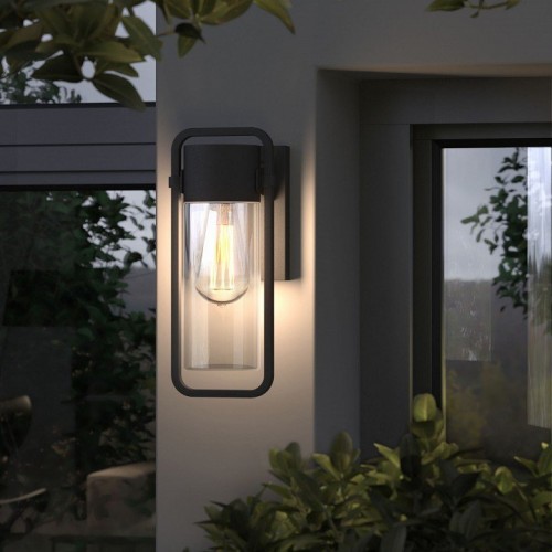 Уличный настенный светильник Elektrostandard Lab 35001/D черный a061043