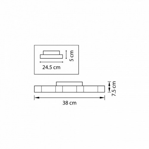 Потолочный светодиодный светильник Lightstar Favo 750072
